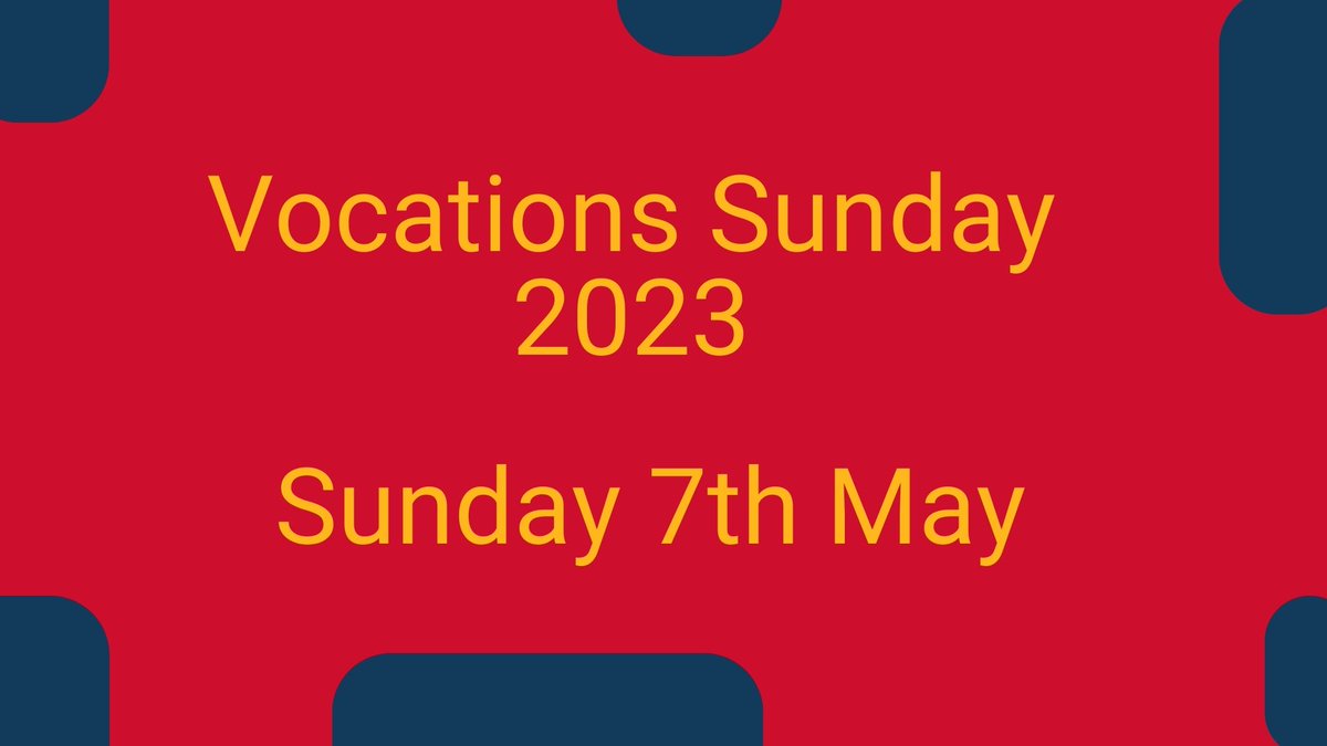 Pop the date in your diary and maybe your church could get creative and have some special events going on. 
Maybe a Living Library info ow.ly/vPy950K6jrb
#VocationsSunday2023