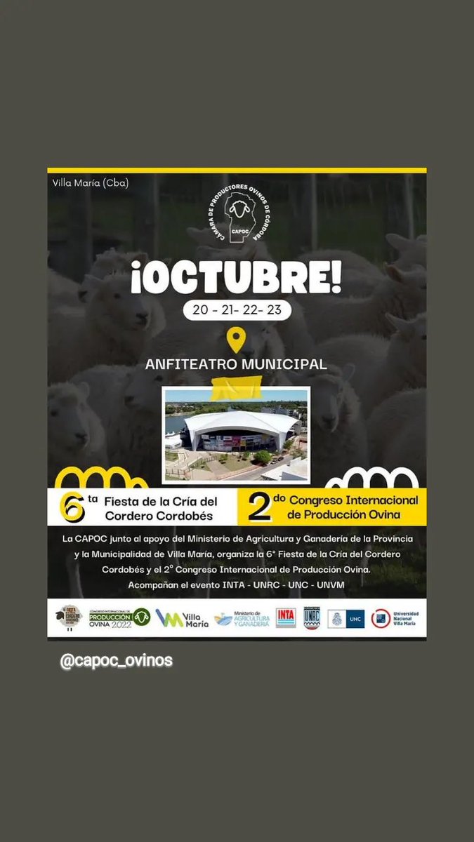 Imperdible! Se viene El mejor congreso internacional ovino del país!