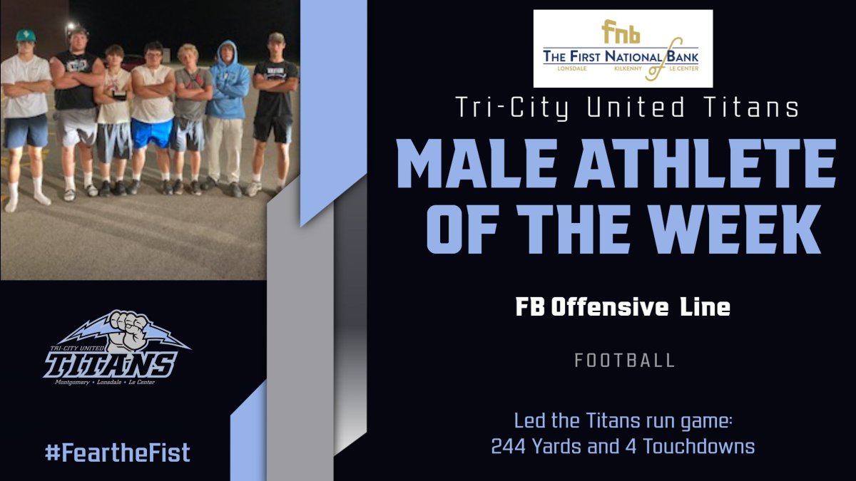 TCUTitans's tweet photo. Congrats First National Bank Male Athletes of the Week. https://t.co/4z54CpsVbv