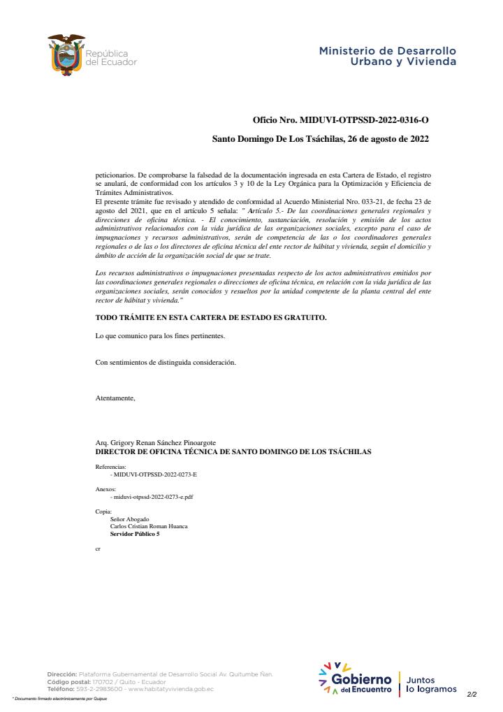 CP_LauraFlores3's tweet photo. APROBACIÓN REGISTRO DE DIRECTIVA COMITÉ PROMEJORAS LAURA FLORES TRES, para el periodo jun.2022/jun.2025. En fecha 26-08-2022 📄 https://t.co/q45mgHAljK