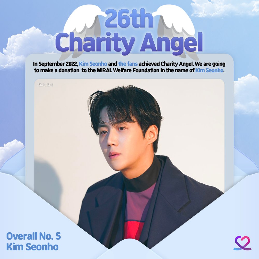 MyloveactorEn's tweet photo. 👼Congratulations #KimSeonHo and #SongJihyo for becoming #CHOEAEDOL_Celeb's 26th #CharityAngel

❤₩500k($440) each will be donated in the name of celebs

📲Help your beloved celebs to become our monthly Charity Angels
https://t.co/9EWK1HCKki https://t.co/GIqYVERanJ