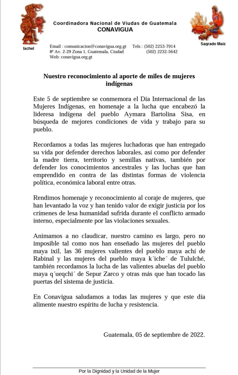 CONAVIGUA Guatemala (@conaviguagt) on Twitter photo 