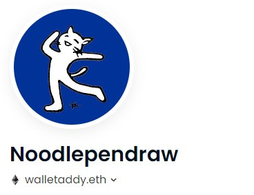 noodlependraw's tweet photo. I can memorize my wallet addy now lol
@ensdomains
#walletaddy #wallet #address #eth #domain #domainname #name #ethdomain #ens #letter #word https://t.co/WJfhaAgPND