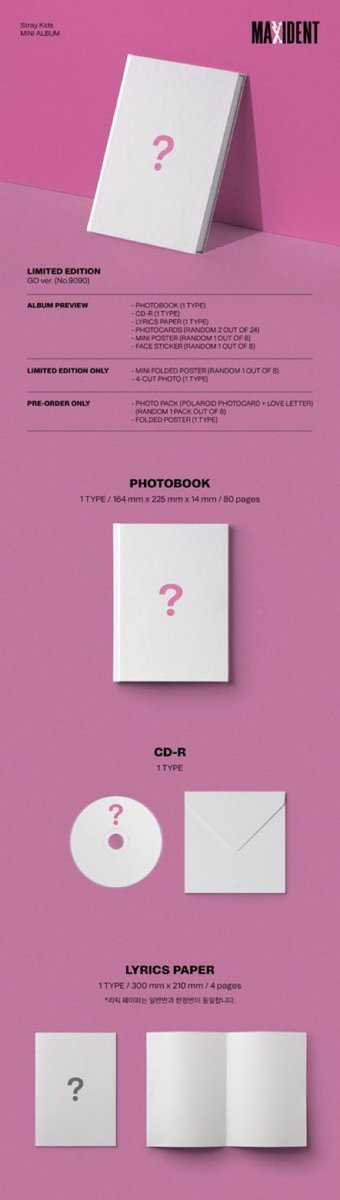 QurratuW's tweet photo. GIVEAWAY STAY!!

To celebrate @Stray_Kids upcoming comeback and to give STAY a memorable comeback💗

Prize: #StrayKids #MAXIDENT LIMITED VER. (With secret website POB) 
RULES: follow, Rt &amp; like❗️

End: 1/10 (11.59PM) 

Good Luck my Dear STAY💗
#pasarSKZ #pasarstraykids https://t.co/ClZVpPIjeC