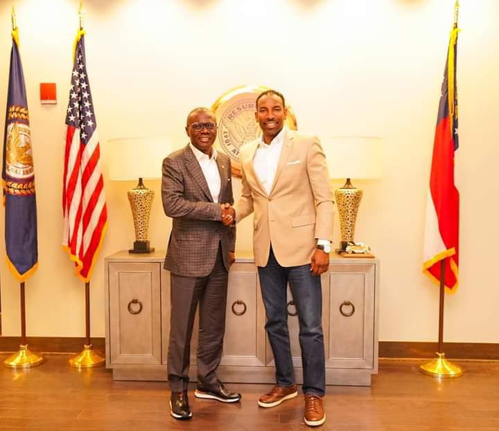 OOUconnect's tweet photo. Lagos and Atlanta have been known to enjoy over fifty years sister-cities relationship, which we had not utilized to best of its capacity.
Last night, Lagos Governor, Babajide sanwo olu met with Mr. Andre Dickens, the Mayor of Atlanta on new and innovative ways https://t.co/BQlpD3Bc1O