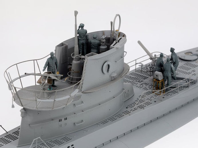 ボーダーモデル 1/35 Uボート VIIC型 水上航行モデル プラモデル 1/35