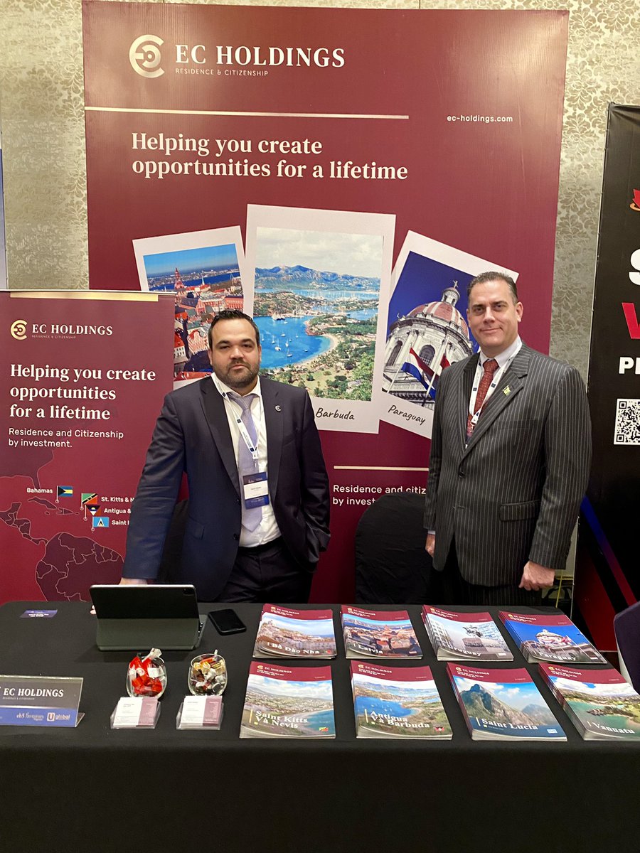 Our booth at the industry-leading @UglobalOfficial #immigration expo in Saigon is maned by two of our founders, Chairman @kevinhosam and CEO @phmay_sg.
#migrationagent #migrationservices #investmentimmigration #citizenshipbyinvestment #residencebyinvestment #goldenvisa #CBI #RCBI