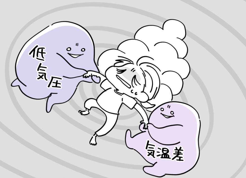 毎週火曜はゆるトレマンガの日📖✨✨今日も19時に新作マンガをアップするよ〜!!!
台風接近で気圧がやばい😭💦💦今日はそんな今にぴったりなエクササイズだよ〜!!!