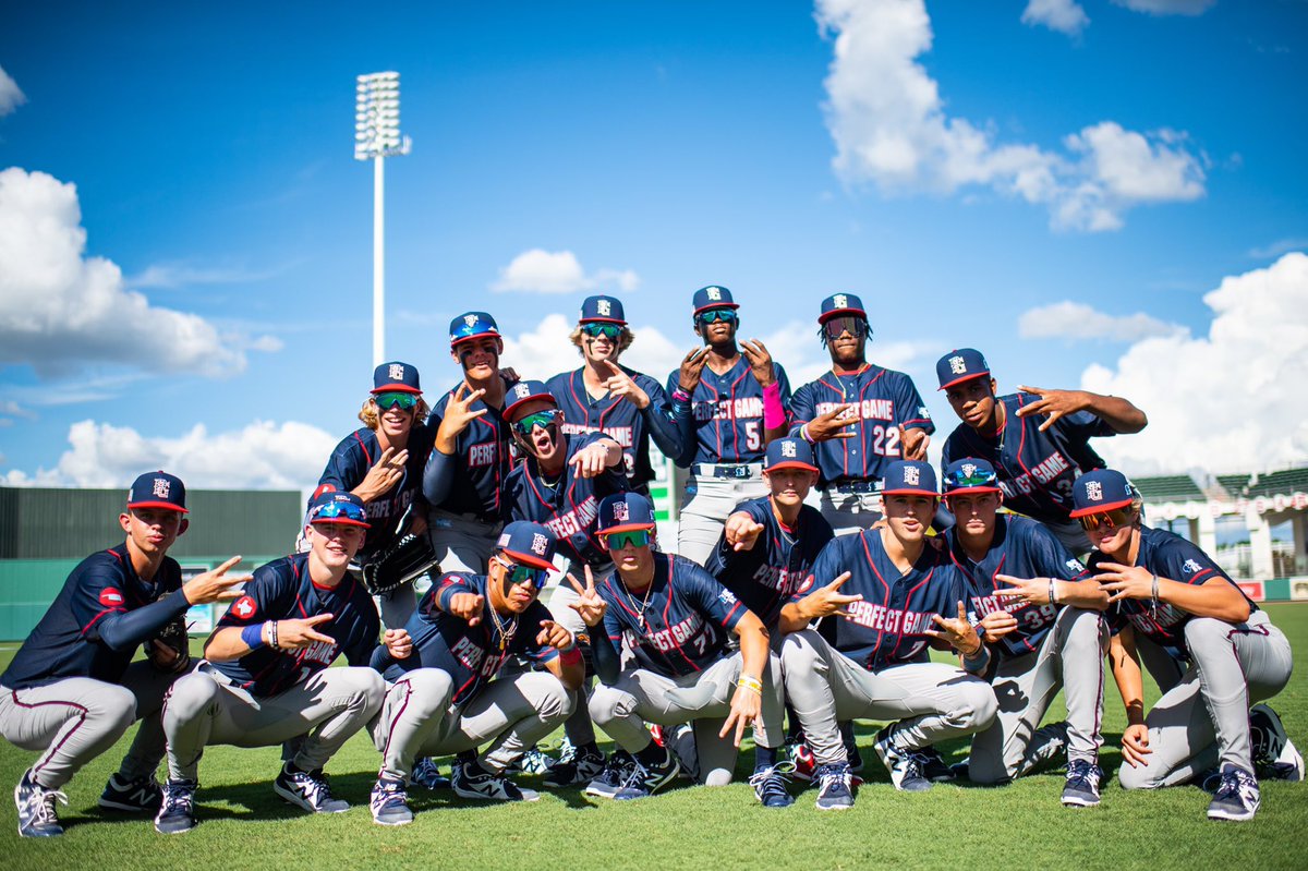 SpencBrowning19's tweet photo. What a great experience at @PGSelectFest. Friendships made and can’t wait to be on the field with them again. Thank you @PerfectGameUSA and @JBrownPG for believing in me and selecting me to this great event. Humbled and Proud. @PGCaresCharity  @PGYouthBB https://t.co/KIIR9OLfMs