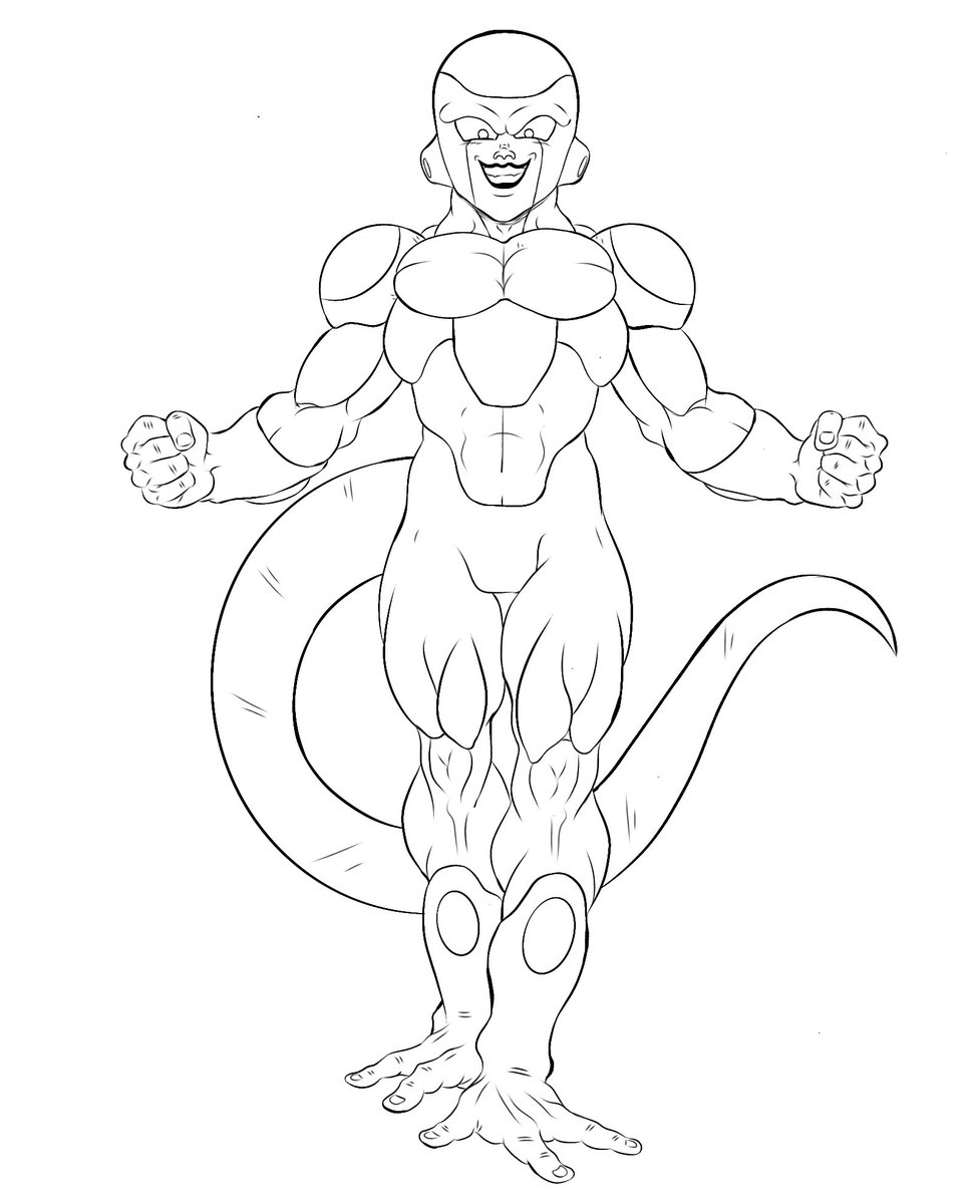 ForeverhptSebas's tweet photo. Bueno Gentita , Aquí les dejo un LineArt para los que se animan a colorearlo ... 
Pueden modificarlo a su gusto . 
#Freezer #Lineart
Si lo colorean me gustaría q me etiquetaran para ver sus proyectos y así rewtitearlo :D https://t.co/6NQRNufPNa