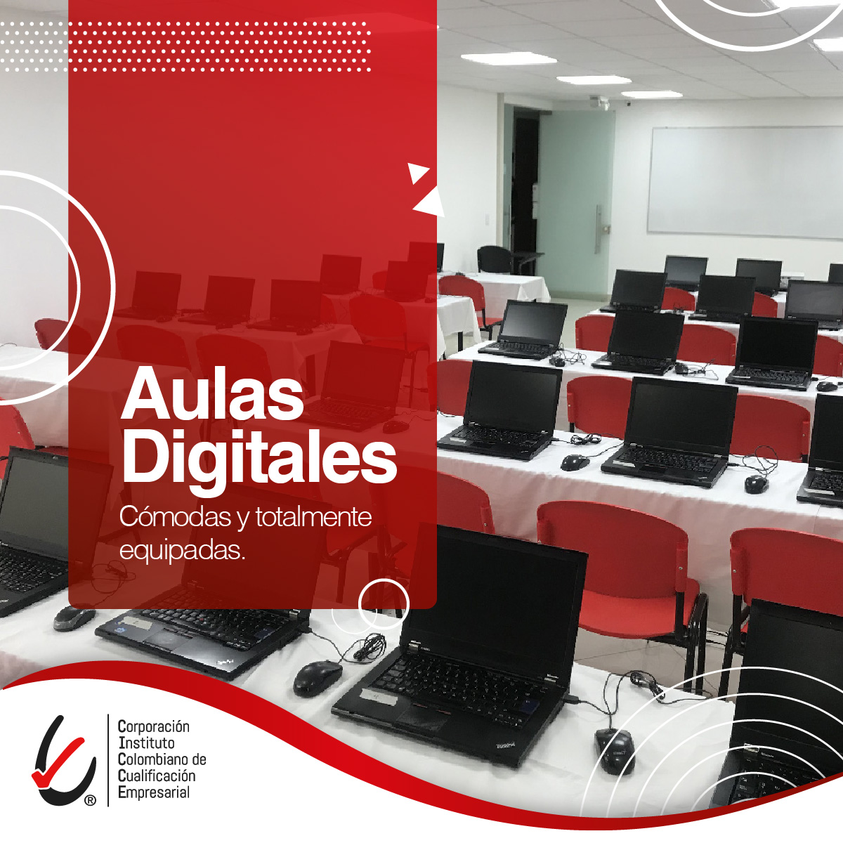 corpcicce's tweet photo. La aulas de capacitación de la Corporación CICCE se encuentran equipadas con última tecnología, permitiendo que los procesos de formación sean exitosos.

Contáctanos vía WhatsApp: https://t.co/o3yMtLeQ0Y
👩‍💻#CICCEcapacita #Colombia #empresas https://t.co/XmXsaHkbOP