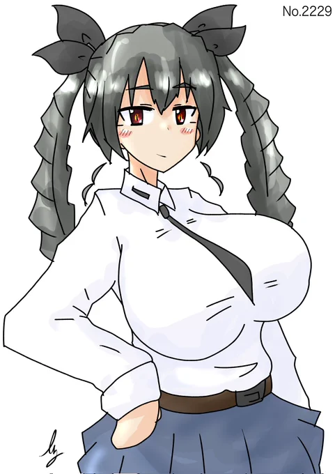 [優しく見守るアンチョビ]#1日1ドゥーチェ 