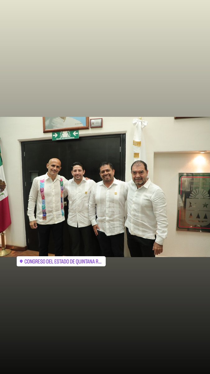 Muchas gracias a mi Presidente <a href="/RenanSanchez_/">Renán Sánchez Tajonar</a> y a los coordinadores <a href="/Hugo_Alday/">Hugo Alday Nieto</a> y <a href="/HumbertoAldana7/">Humberto Aldana</a> por la oportunidad que me brindan al interior del <a href="/CongresoQRoo/">Congreso del Estado de Quintana Roo</a>