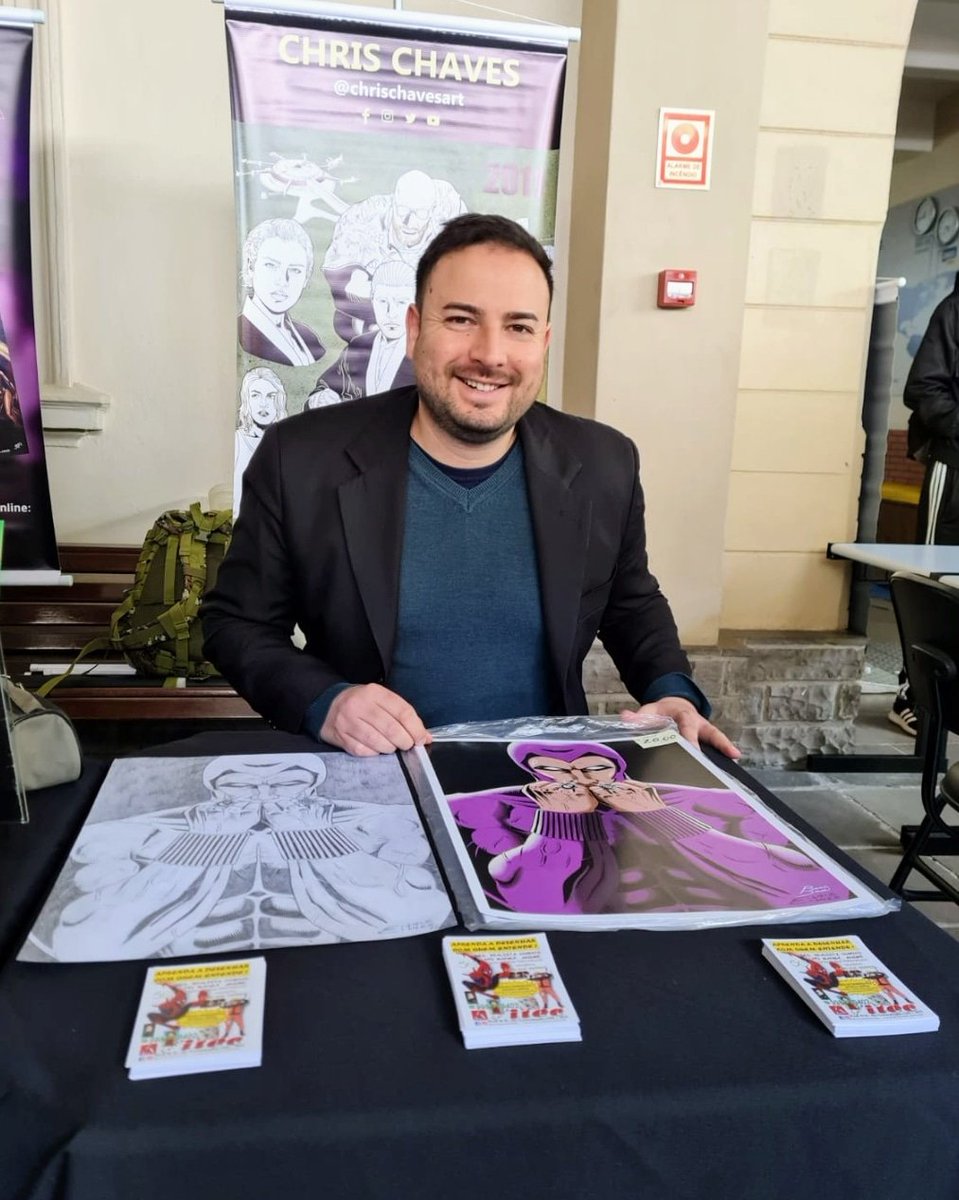 Presença no Artist Alley da <a href="/comicconrs/">comicconrs</a> 2022 #chrischavesart #profeciacomics #comicconrs #comicartist #daltastudios