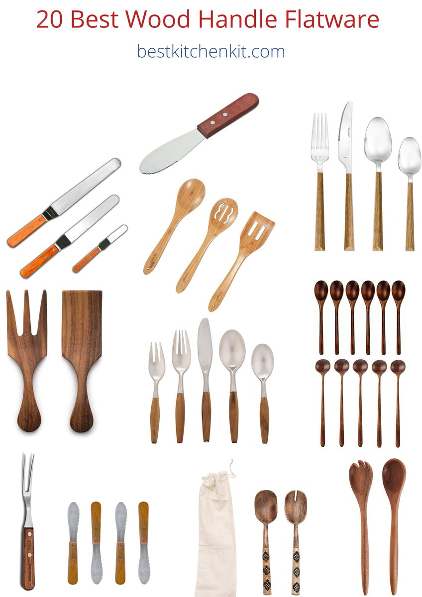 mykitchenkit's tweet photo. 20 Best Wood Handle Flatware Portfolio
#flateware #tableware #cutlery #Spoon #knife #kitchen #Cooking #foodies #recipes https://t.co/6UlIojjV14
