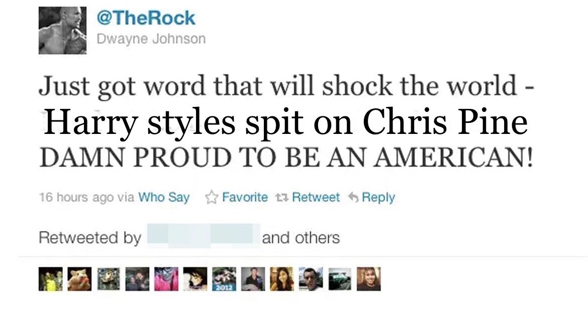 can’t believe the rock broke the news re don’t worry darling