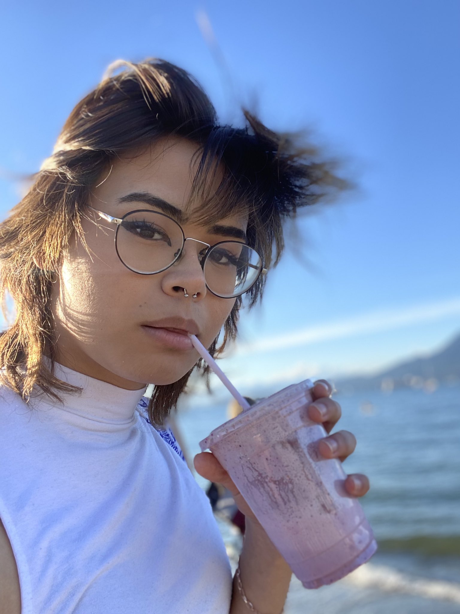 TW Pornstars - 1 pic. Kiyana Vi. Twitter. Went for a jog to the ocean ☀