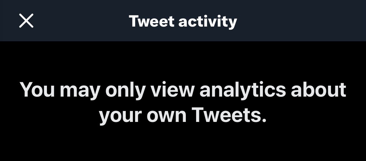 JacquieJFloyd's tweet photo. Anyone else get this message every time they try to check their Twitter analytics? I’m definitely properly logged in if I’m able to tweet this, so…? #TwitterAnalytics #TwitterActivity https://t.co/2ciHgdElam