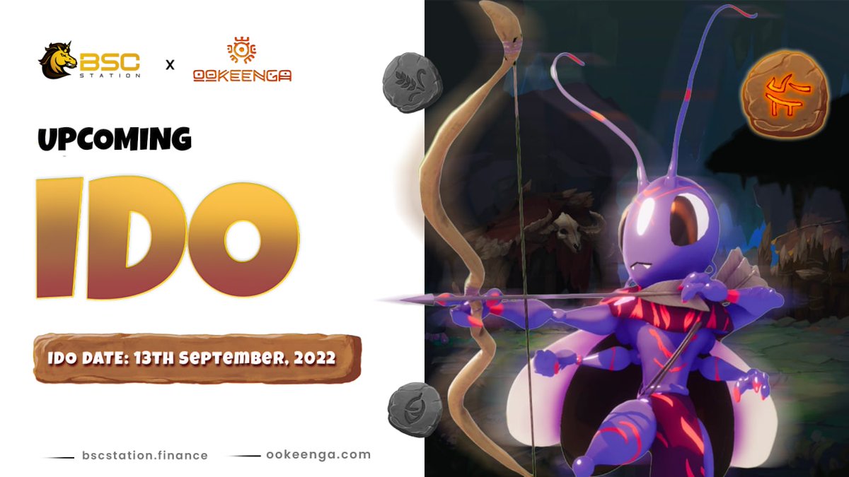 BSCS_Global's tweet photo. 📣 Dear value community, we are proud to inform a new P2E project: @ookeenga will have its IDO on BSCStation on Sep 13

☘️Details:
🔻Ticker: OKG
🔻Total supply: 500,000,000
🔻Total Raise: $200,000
🔻Initial Market cap: $270,000
🔻Price: $0.05

📕Details: https://t.co/1udlMReToZ https://t.co/IhxQ07mWRu