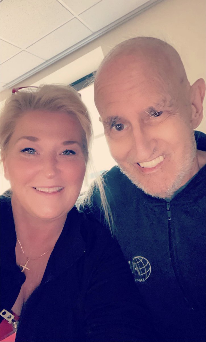 LibertyLou22's tweet photo. If you can spare a prayer, this guy right here could use them. This is my dad. A Vietnam Vet. He just finished up 10 days of full brain radiation. He is in rehab as he has lost all his strength &amp; can’t even use a walker w/o assistance.  His name is David. 
🙏🏻❤️🙏🏻 https://t.co/KZoBnB4X4N