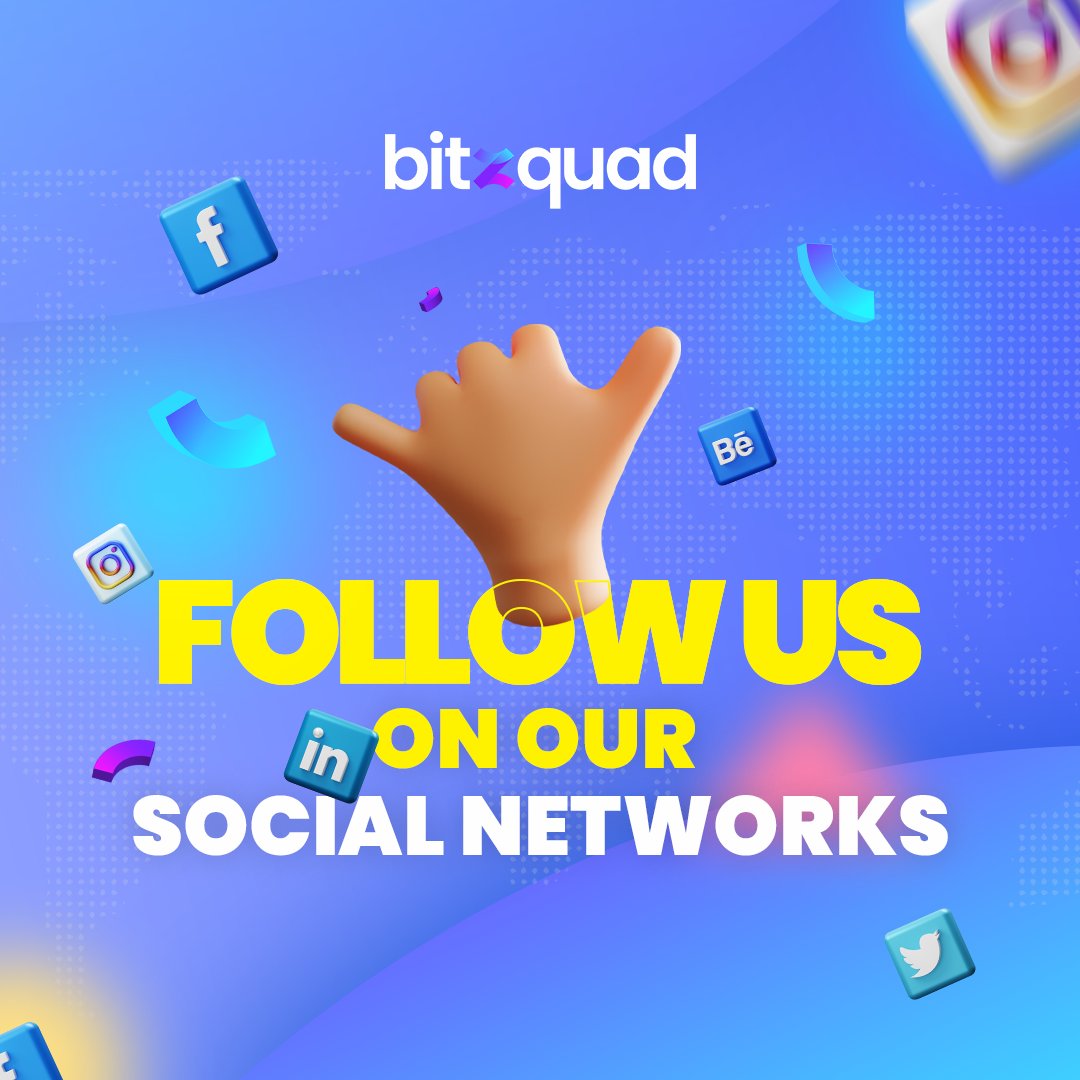 bitzquad's tweet photo. Feel like you are missing our hot updates? 😩
Let's get connected!😃
LinkedIn: https://t.co/SJJP6rGAur
Facebook: https://t.co/sMOMyKq5Yo
Instagram: https://t.co/wsAAVY3Qzu
Twitter: https://t.co/geP5FIvEty
#getsocial #connect #follow #like #bitzquad #tech #lifeatbitzquad https://t.co/EVWeVECeps