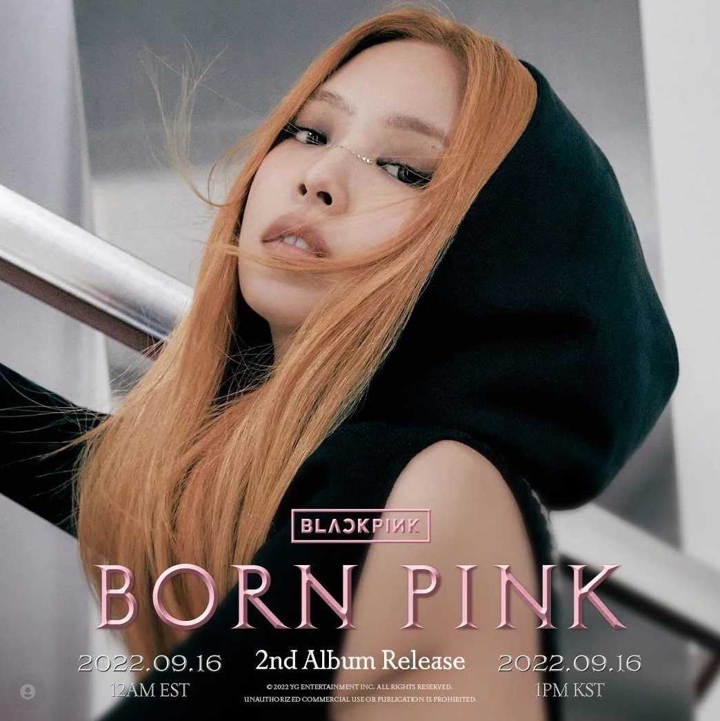 제니 강렬 오렌지 헤어…블랙핑크 콘셉트 포스터 공개 naver.me/x6UQZHXi #JENNIE