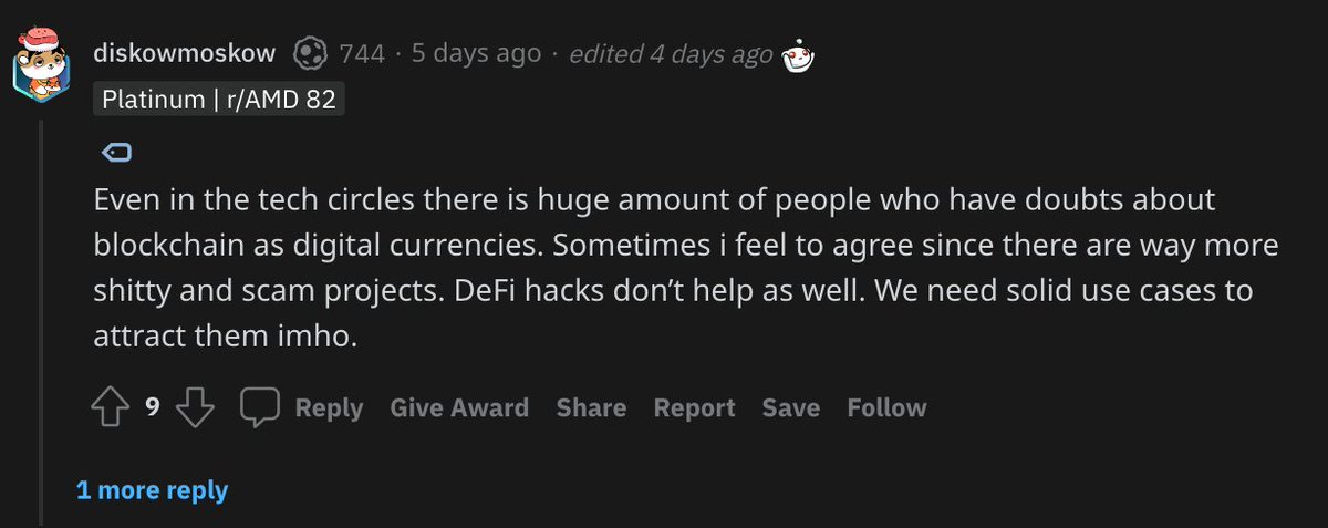 molly0xFFF's tweet photo. another month of a market like this and it'll be indistinguishable from r/buttcoin... https://t.co/iuMF5N0ARE