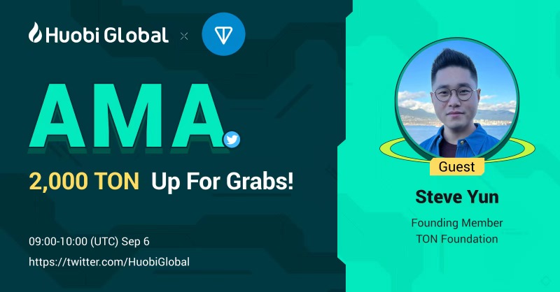 HTX_Global's tweet photo. 🔥 #Huobi x TON AMA #Airdrop!

☑️1.Follow:@HuobiGlobal,@ton_blockchain ,@DujunX

☑️ 2.Retweet + Tag Friends 

☑️ 3.Join our Twitter Spaces 
https://t.co/o0QSZCS75r

☑️ 4.Complete form