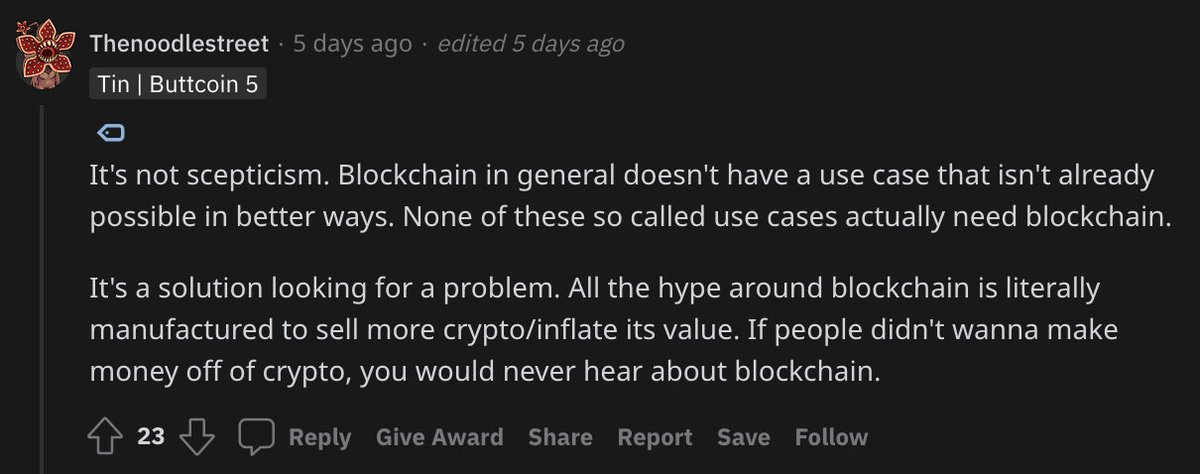 molly0xFFF's tweet photo. another month of a market like this and it'll be indistinguishable from r/buttcoin... https://t.co/iuMF5N0ARE