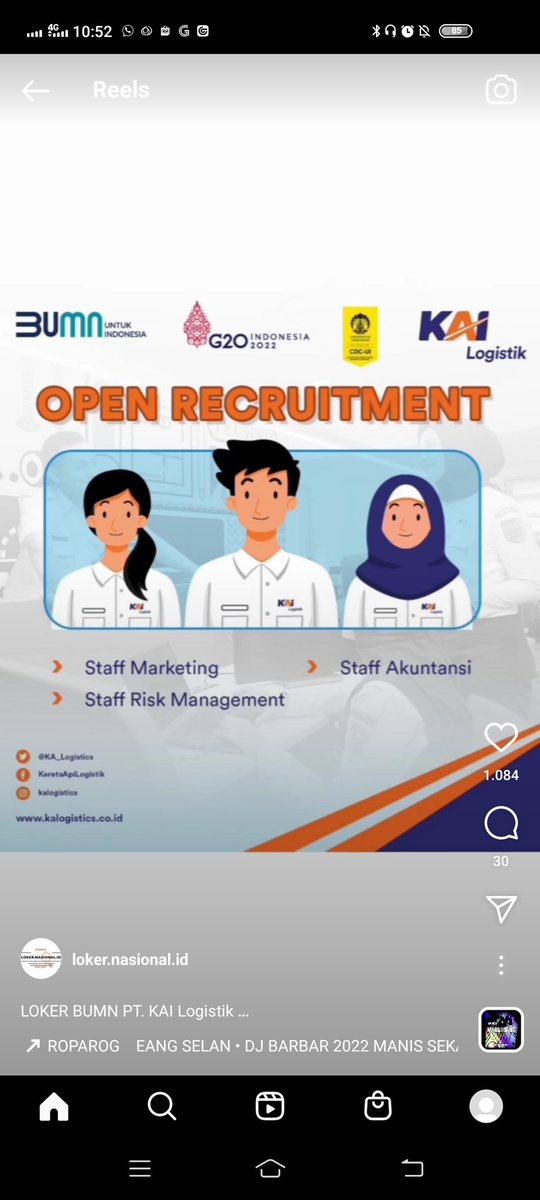 AnisAtikaSari's tweet photo. @KA_Logistics Min apa benarr ada lowongan kerja batas nya smapai tgl 9sept? Mohon dibantu pencerahanya. Udah di cari di ig dan Twitter ini ga ada info loker. Makasih🙏 https://t.co/eFg33cKJFG