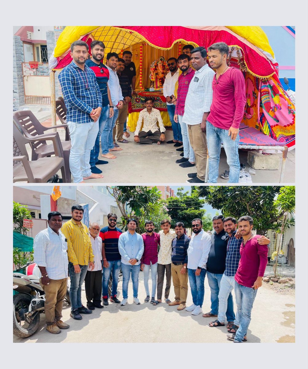kuldeepsinh8388's tweet photo. વોર્ડ નંબર 16 ધવલસિંહ સોઢા ને ત્યાં ગણપતિજી ની આરતી નો લાભ લીધો.
#jayganeshdeva https://t.co/JTUVHlrATL
