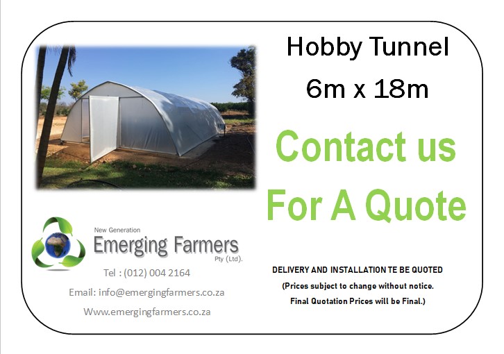 FarmersSA's tweet photo. Hobby Tunnel 6m x 18m
Contact Us For A Quote
Tel: (012) 004 2164
WhatsApp: 083 330 0999
E-mail: info@emergingfarmers.co.za
Website: https://t.co/vpczlc70bh https://t.co/W9yJWYbU8X