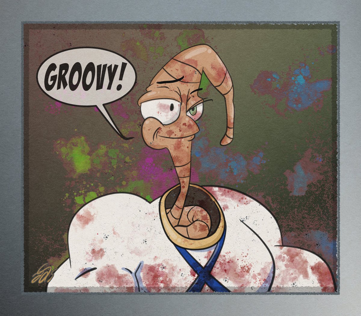 getdown_moses's tweet photo. #cartoonart #cartoonist #cartoon #comicart #digitalartist #alien #alienart #sega #segagenesis #nintendo #supernintendo #earthwormjim #earthworm #worm #robotics #robot #nostolgia #videogameart #groovy https://t.co/NIB7kLU51j