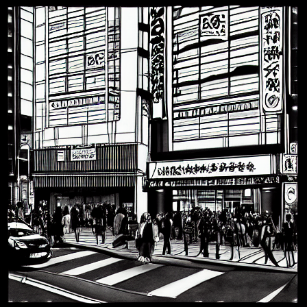 ローポリじゃなくふぉとりあるにしてみてよ～
とお願いしてみたやつ。
漫画の冒頭コマのワンカット(の下絵)に使えそうな感じ? 