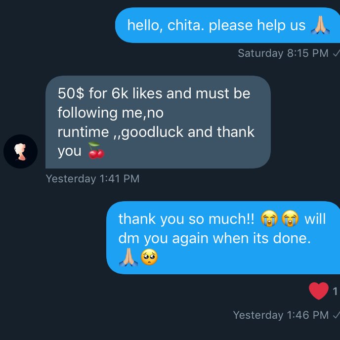 [ RT DEAL 6 FOR TREASURE ]

‼️$50 for our Bugs funds‼️

🎯 6k LIKES 
🎯 MUST follow the host <a href="/chitaglorya3rd/">chita glorya🍒</a> 

mention your friends who can help us and use all your twitter accounts to reach the goal as soon as possible🙏 #TEUDEAL #TREASURE <a href="/treasuremembers/">TREASURE</a>