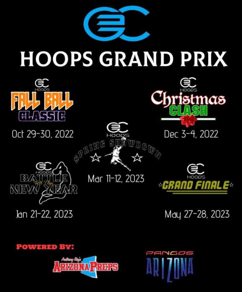 GC3Hoops's tweet photo. Come join the top independent youth circuit only 5 events with top exposure from National and Regional Scouts and Media Outlets @ArizonaPreps @pangosarizona @FCPPangos @Trigonis30 @areacodes https://t.co/Sh5KvTps3G