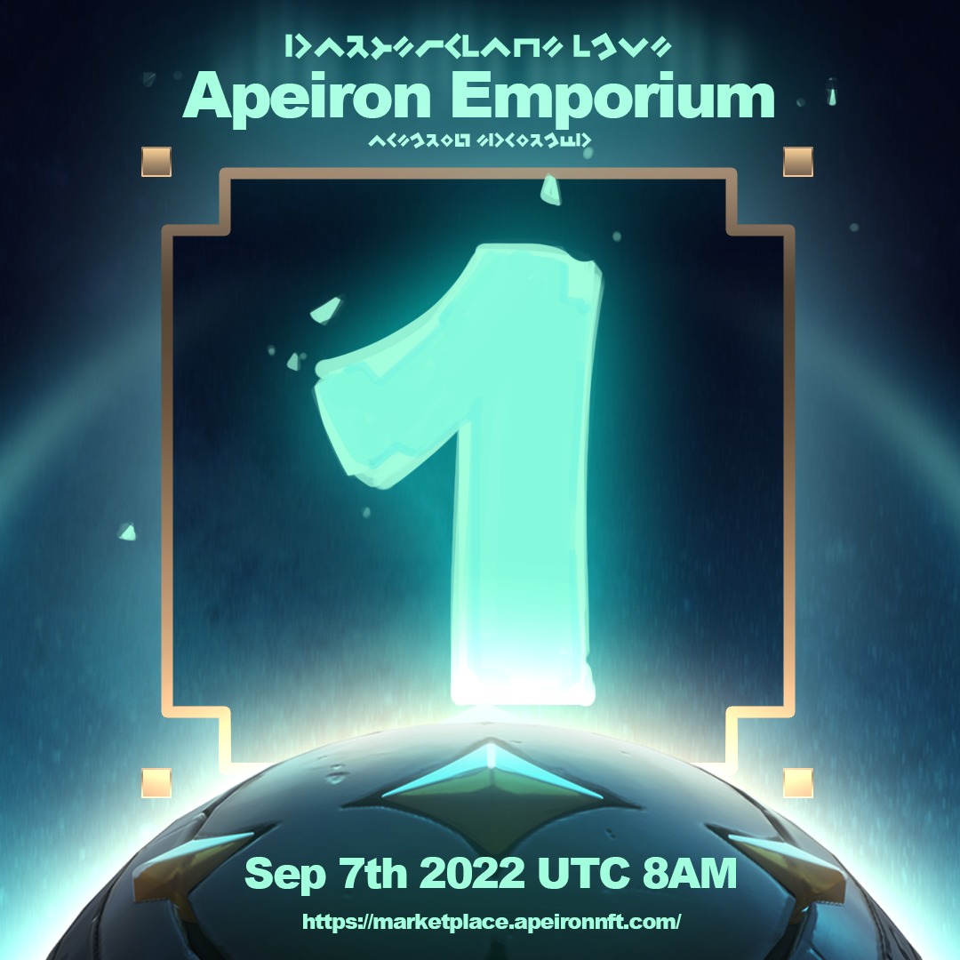 ApeironNFT's tweet photo. ✨The Apeiron Marketplace Emporium is going live in 24 hours @ https://t.co/OQkHRWK6ZF😍

Primeval Planet breeding costs will also be adjusted at the same time!👏 Get ready for some breeding and trading action my Godlings!❤️‍🔥 https://t.co/d53UH0Q7C6