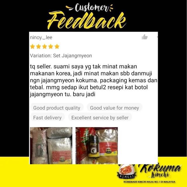 KokumaHq's tweet photo. Utk postage boleh beli Set Jajangmyeon siap ada Jjajang Paste (Kokuma buat sendiri), Mee Tarik &amp; Danmuji. Nak beli loose item pn blh ye, klik je dkt link Shopee ni. Dh siap ada share cara masak Jajangmyeon sekali🤗

https://t.co/HBnqBCvTu4 https://t.co/S4dTmrd5M5
