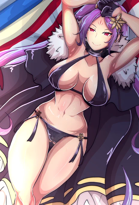 Summer Wu Zetian from FGO,Just felt like it. 