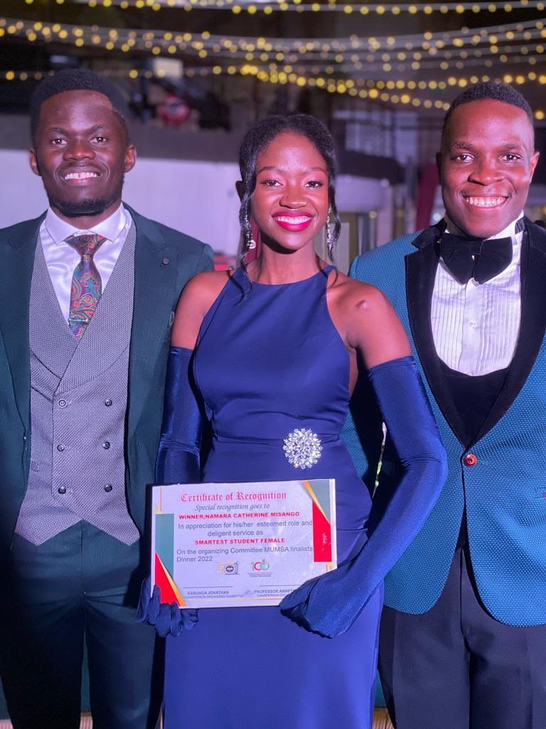 pacemafro's tweet photo. Congratulations to our very own @Linda_Atu and @namara_cathy for completing their medical school journey &amp; for standing out

They received awards as;
Linda Atulinda- Medicine Miss Class of 2023(all-round student) &amp; Best Academician-Female
Namara Catherine- Smartest Student-Female https://t.co/3D2sVXp1tE