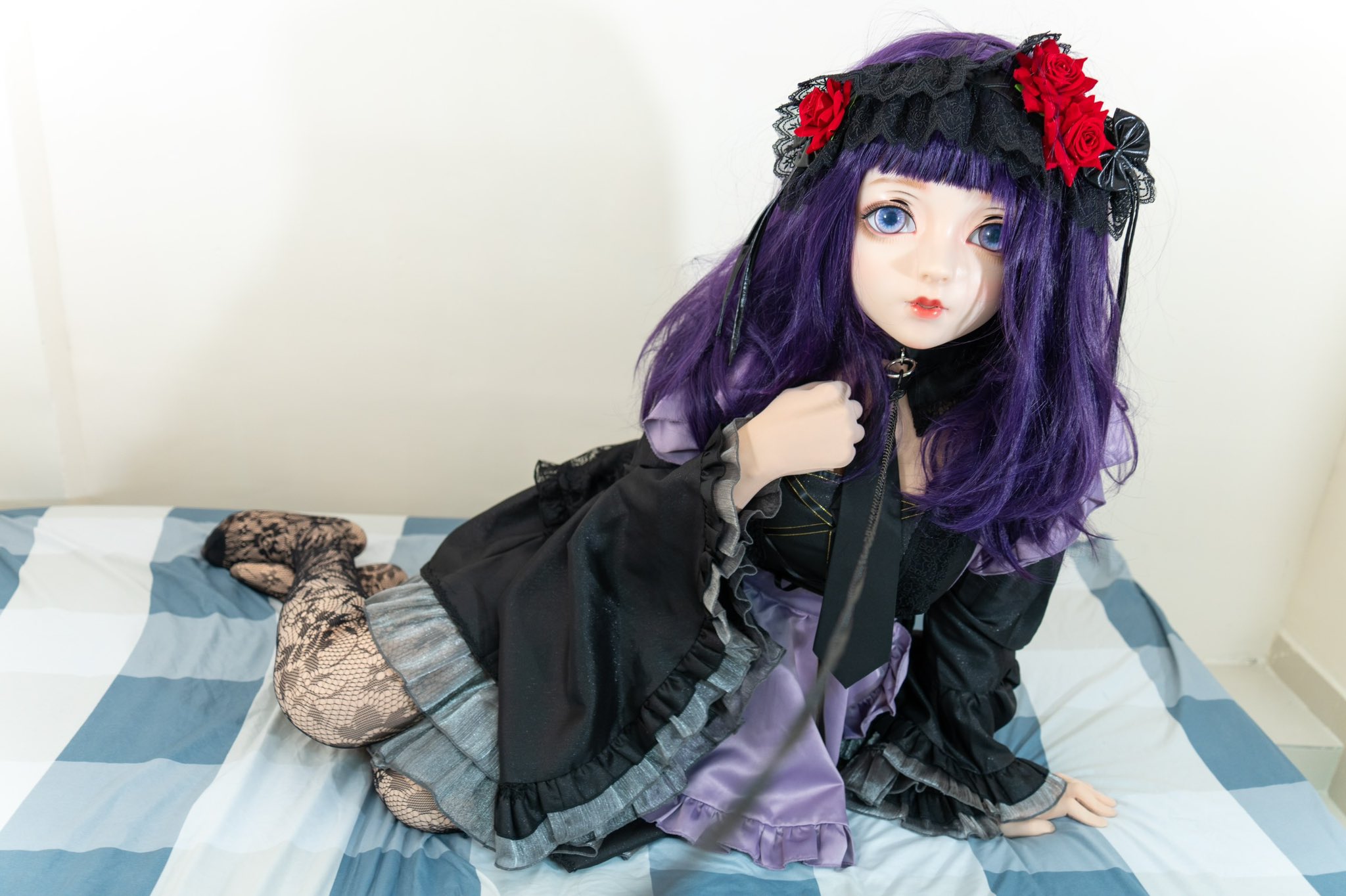 ２次元ハーフマスク　ドール面　コスプレ  女装  ドールマスク 2次元ハーフマスク ドール面 コスプレ 女装 ドールマスク