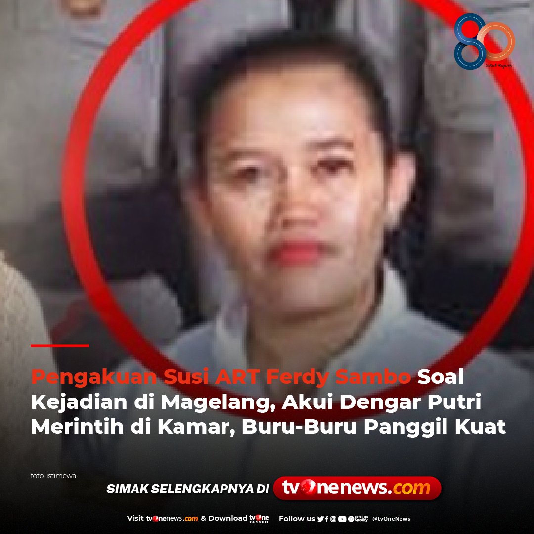 tvOneNews's tweet photo. Isu perselingkuhan istri Ferdy Sambo, Putri Candrawathi dengan Kuat Maruf tidak terbukti. Hal ini dikatakan Kabareskrim Polri Komjen Agus Andrianto. 

Simak berita selengkapnya di https://t.co/SOb1n4iViD 
#NewsOne #CariBeritaditvOne https://t.co/AdUM2WXkhy