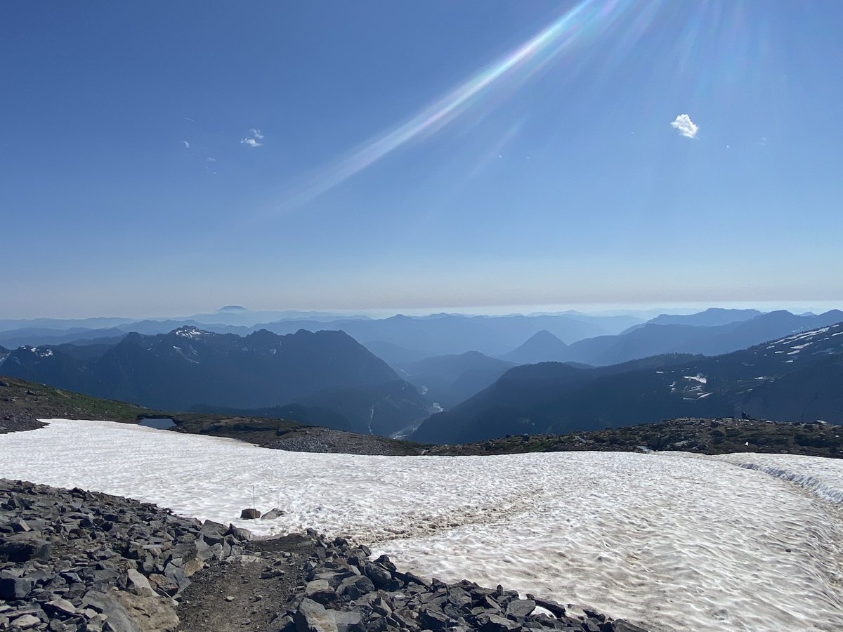 rosman_michael's tweet photo. @KSeattleWeather View from Rainier in July https://t.co/VZvwTjiWUG