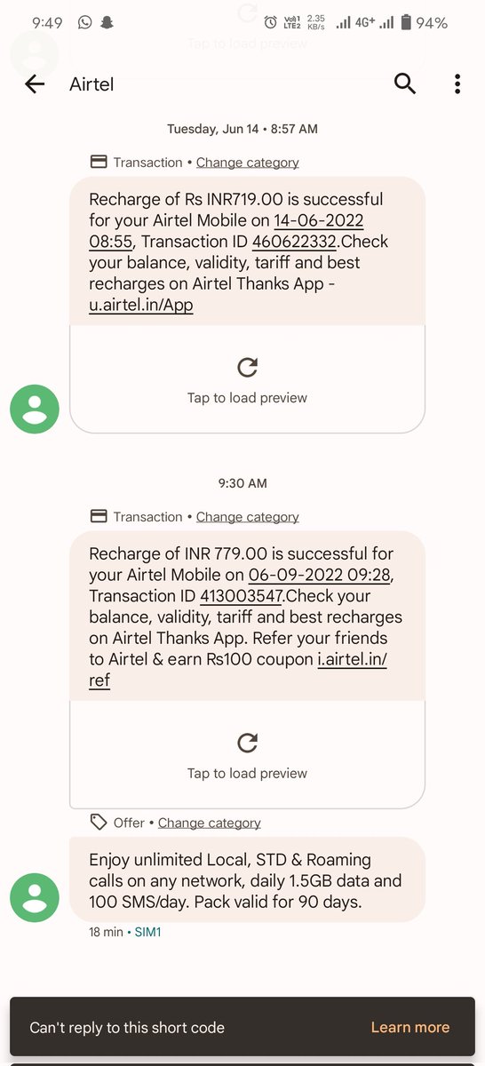 Parekharsh_'s tweet photo. @airtelindia @Airtel_Presence @airtelnews 
I did my recharge today at 9:28 for 1.5gb/day in airtel. Just half second later i check my data balance and 200mb is used, which is not possible at all. My all auto update are off. Even my today's data usage stats show 27mb as u can see. https://t.co/6klTbDhvY5