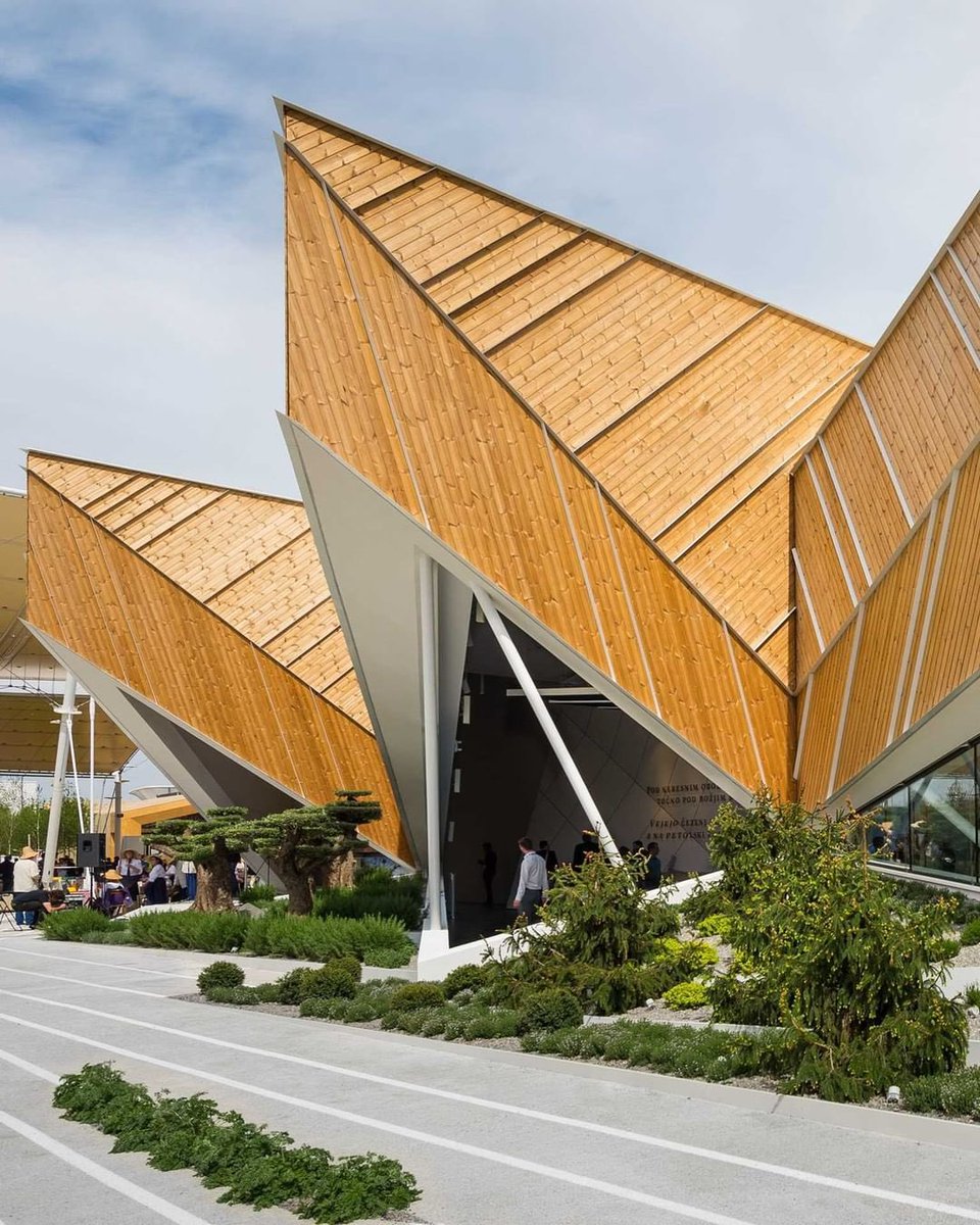 parametricarch's tweet image. Slovenian Pavilion at Milan EXPO 2015 by SoNo Architects. One of the 142 participants at the world fair Expo Milano 2015 was also Slovenia. These exhibitions vary in character and were held every 5 years in varying parts of the world.
