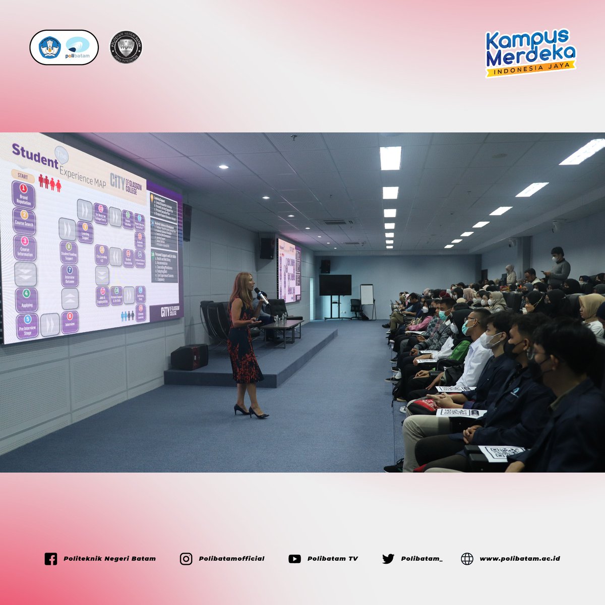 polibatam_'s tweet photo. COGC Workshop Day 3 : Knowledge Sharing on Gender Equality, Disability and Social Inclusion Policy at COGC
Hi #SobatPolibatam more information please click https://t.co/6l7YUwpvua
#Polibatam #HumasPolibatam https://t.co/AoBAGWMiXW