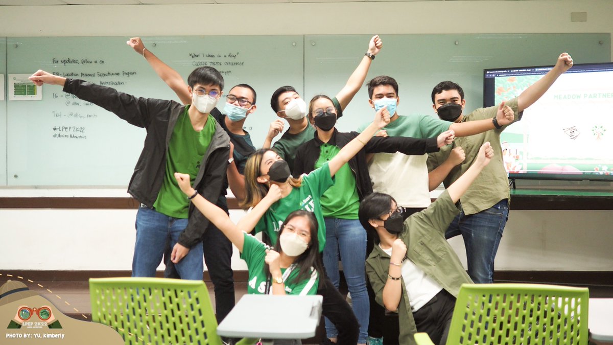 DLSU_LAMB's tweet photo. What feels like the end is often the beginning 🙊 

Even if it's the last day of our Face to Face Kumustahan session, it is a fresh start of these froshies from GCOE and SOE as they start their Animo Adventure 💚🤍

#LPEP2K22
#AnimoAdventure
#SeekTheAnimo https://t.co/9dQdT45S1s