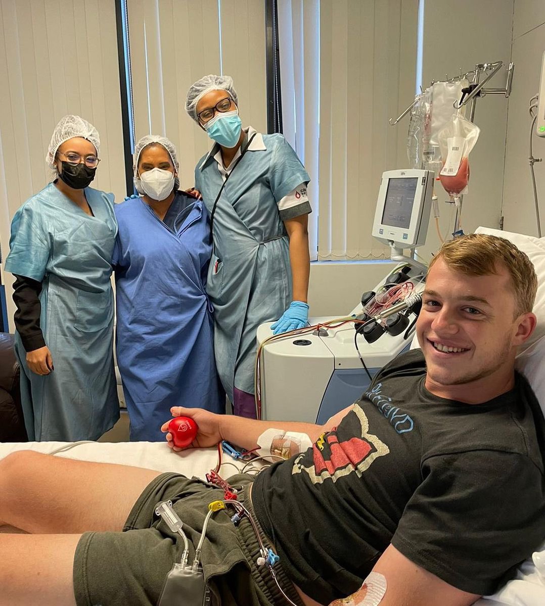 ewnreporter's tweet photo. #StemCells The South African Bone Marrow Registry is launching a campaign which aims to reach 100 000 donor registrations.
An actual star will be named after a lucky donor once the registry reaches its target. @KevinJohnBrandt - KB https://t.co/5zQGfl1BHI