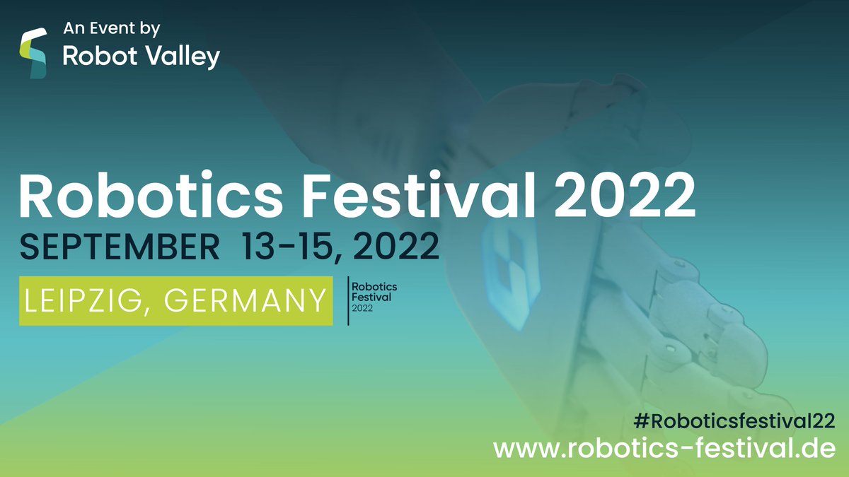 Prof. <a href="/martinruskowski/">Martin Ruskowski</a> am 14.9. auf dem @RoboticFestival
⏰12:40 #Talk "Cracking through the #SME Automation Barrier – How to get it right?"
⏰14:20 #Keynote: "Resilient, sustainable, future-oriented. #ProductionLevel4 stands for the production of tomorrow."

<a href="/VDMAonline/">VDMA</a> <a href="/SICK_de/">SICK Deutschland</a>