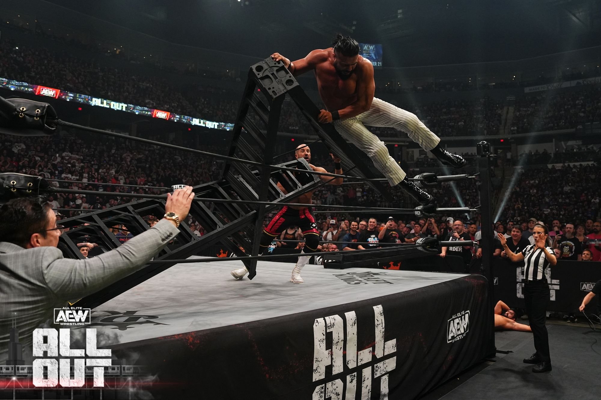 All Elite Wrestling on Twitter: "So many jaw-dropping moments from the  #AEWAllOut Casino Ladder Match! If you missed it, order the replay &amp;  watch the PPV on @bleacherreport &amp; Internationally on @FiteTV / @